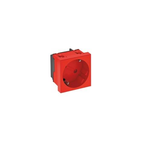 OBO BETTERMANN 6120079 BLOC D'ALIMENTATION SIMPLE (L X H X P) 45 X 45 X 42 MM ROUGE