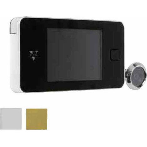 Mirilla digital de 3,2" en tono oro E0372 Vitel
