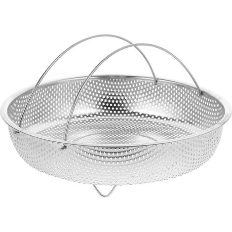Panier vapeur de cuisine en acier inoxydable, cuiseur vapeur, plateau vapeur multifonctionnel pour riz (1/5)