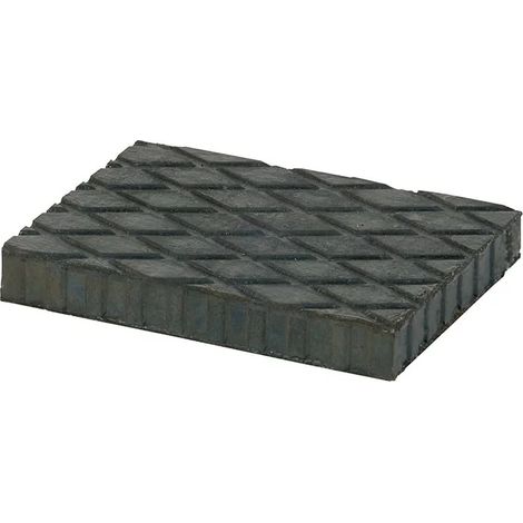 Cale en caoutchouc pour pont élévateur hauteur 60 mm