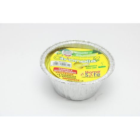 VASETTO IN ALLUMINIO ALLA CITRONELLA D.8.5XH4CM