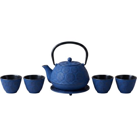 Gusseiserner Krug mit Schalen und Untersetzer KOGA, 1200 ml (1/5)