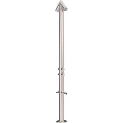 Douche double pour la piscine Inox - TRES 13499502