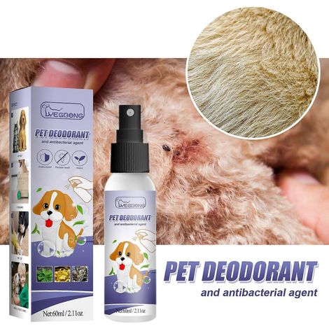 Désodorisant pour animaux de compagnie (57 g) - Parfum anti-odeurs pour petits animaux (1/4)