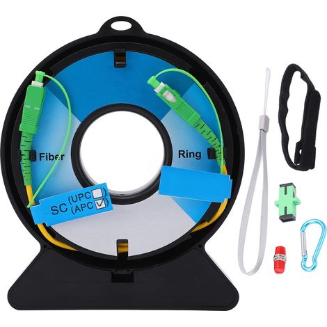 Kit d'outils de test de zone morte de Fiber optique monomode de câble de lancement OTDR de 300 mètres (1/5)