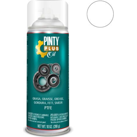 Spray Grasa Blanca PTFE Base Mineral 520cc Blanco Pintyplus (1/2)