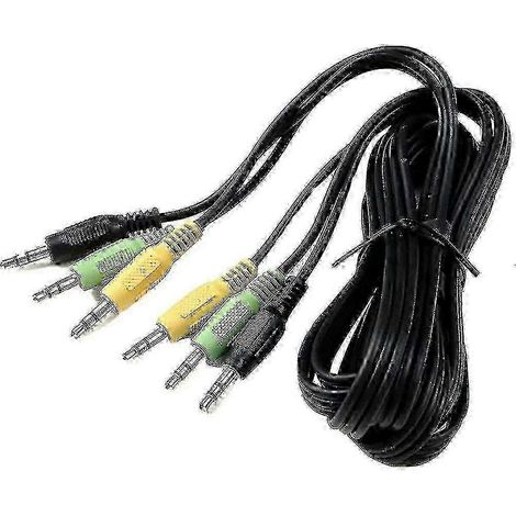 Adaptateur jack TRS compatible avec les enceintes 5.1 canaux - Câble 3 en 1 3,5 mm (1/2)