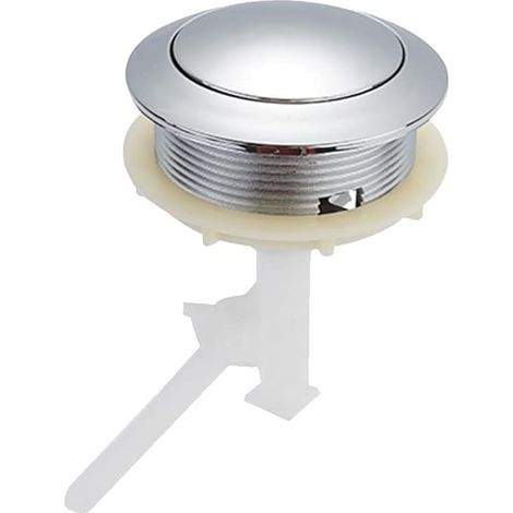 Bouton-poussoir des toilettes, en plastique (1/3)