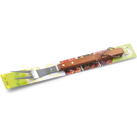 Ompagrill FORCHETTONE IN ACCIAIO INOX C/MANICO IN LEGNO cm. 39