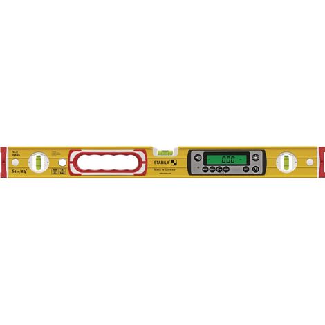 Livella elettronica TECH 196 DL 61 cm in alluminio giallo ± 0,5 mm/m ± 0,5 mm/m