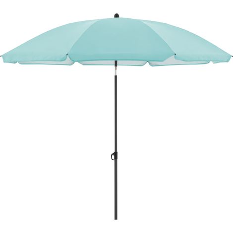 Doppler Sonnenschirm / Gartenschirm Como 160, 160 x 203 cm, hellblau, Bezug aus 100 % Polyester, Gestell aus Stahl, 6,9 kg