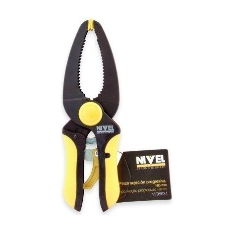Pinza Sujeccion Apriete 160Mm Progresiva Multiusos Nivel
