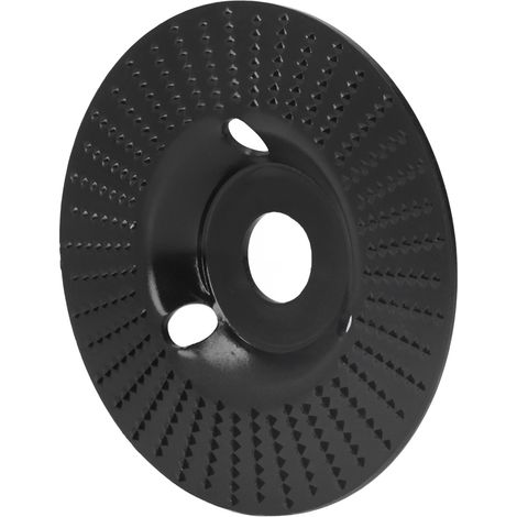 Disque de sculpture sur bois 125mm pour meuleuse d'angle, acier carbone pour façonnage et polissage (1/5)