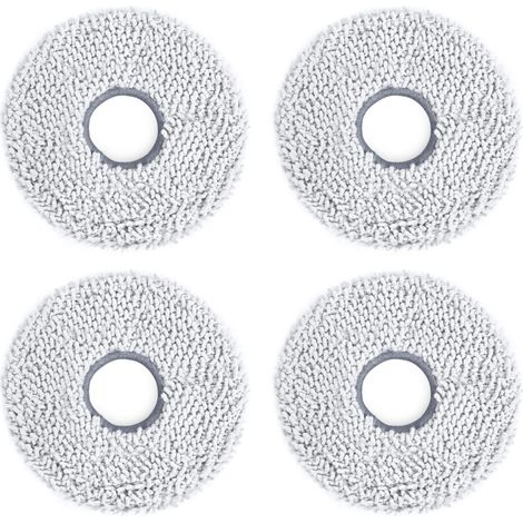 Ecovacs Toallitas y fregonas blancas para aspiradoras robots