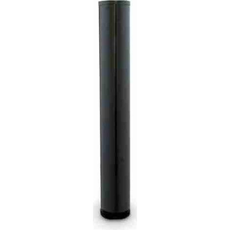 Colonne cylindrique (hauteur 1 m) équipée d'un dispositif anti-ouverture, d'un bouchon supérieur et inférieur et d'une voie d'insertion d'accessoires/barrières