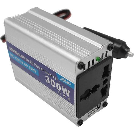 Convertisseur de puissance pour voiture 300 W, convertisseur de tension 12 V vers 220 V, onduleur 12 V vers 220 V, 12 V 22 HF (1/5)