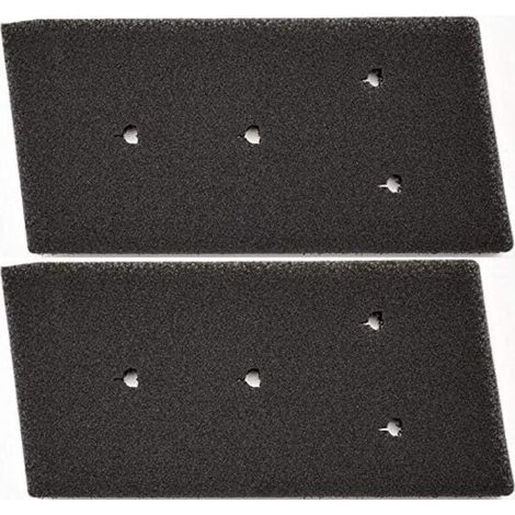 Lot de 2 filtres pour sèche linge Bauknecht Privileg Whirlpool HX 481010716911 Sèche linge à pompe à chaleur 230 x 115 x 14 mm Filtre éponge Séchoir à condensation (1/5)