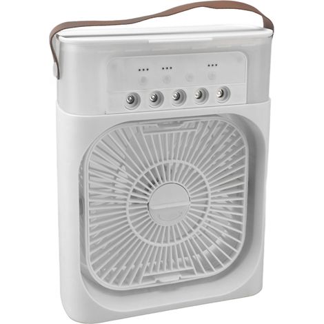Mini-Tischventilator aus ABS-Kunststoff, geräuscharm, starker Luftstrom, USB-Anschluss – ideal für Zuhause und Camping (1/5)