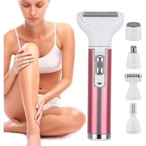 Tondeuse bikini pour femmes, rasoir électrique 5 en 1 pour femmes, épilateur rechargeable pour femmes (1/5)