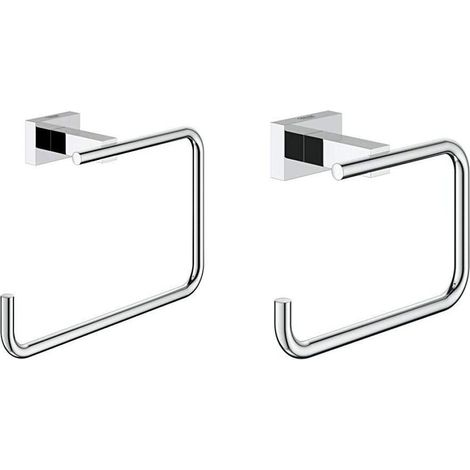 Anneau porte-serviettes et accessoires GROHE Essentials ACCESSOIRES DE SALLE DE BAIN - Porte-papier toilette 40507001 (1/5)