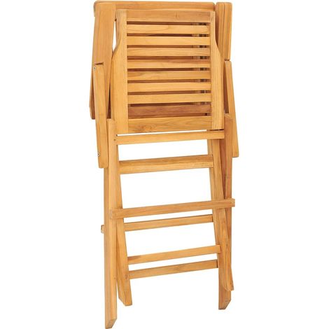 Maison Exclusive - Sedie Pieghevoli 8pz 56x63x90cm Legno Massello Teak (1/5)