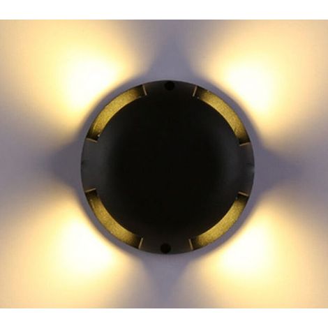 Mini Faretto LED da Incasso Segnapasso LED SMD 1W IP67 Da Esterni Calpestabile 4 uscita,naturale 4000k