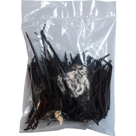 Piquet goutteur - Lot 100 pcs - 5mm - 4L/H - Marron - Platinium