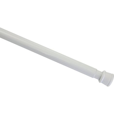 Gardinenstange Bohrung Ø 13/10 mm weiß, 55-90 cm