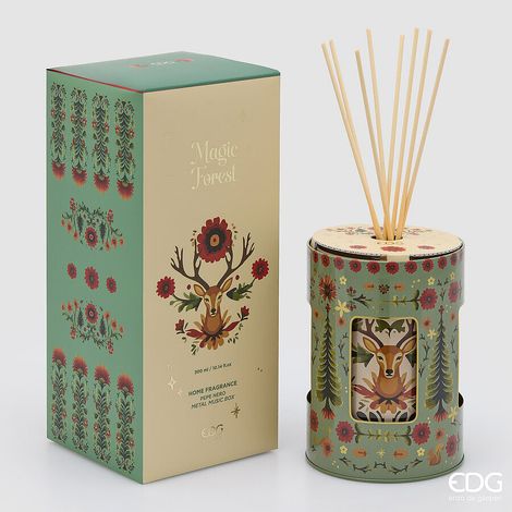 EDG Enzo De Gasperi Profumatore Bottiglia Scrigno Carillon Black Pepper 300 ml – Idea Regalo Natale (1/4)