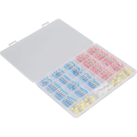 420-teiliges Set Schrumpfschlauch-Stoßverbinder, transparent, wasserdicht, Lötanschluss-Set (1/5)