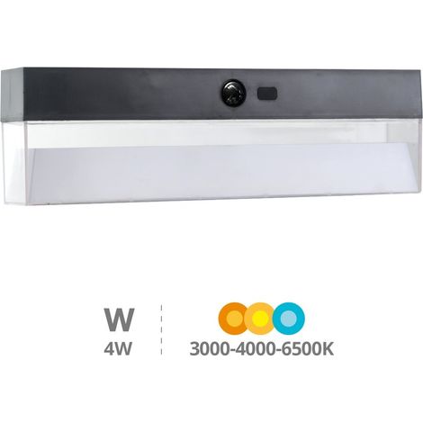 LED-Solar-Wandleuchte der Laconi-Serie mit Bewegungs- und Dämmerungssensor 4W 3000 - 4000 - 6500K (1/5)