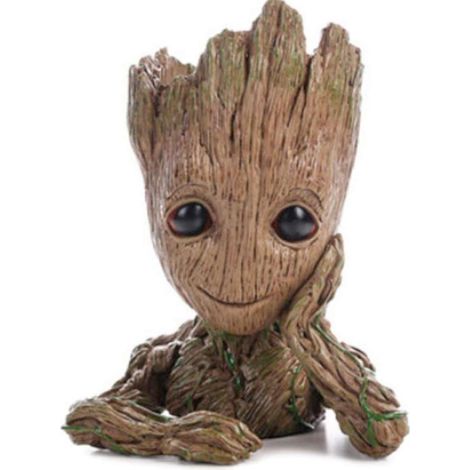 Blumentopf - Figur für Pflanzen und Stifte - Perfekt als Geschenk -