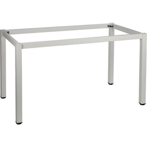 Struttura per scrivania o tavolo con gambe quadrate NY-A057/116/K - 116x66 cm, bianca (1/4)