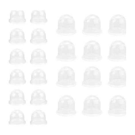 24 Pièces Poire Amorcage, 2 Tailles Carburateur Bulbs, Transparent Ampoule D'AmorçAge, pour Tronçonneuse, Souffleurs De Tronçonneuses, Coupe-Bordures, Débroussailleuse - (1/5)