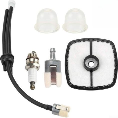 Kit de réglage pour tondeuse Echo 225 avec filtre à air, étincelle, filtre à carburant et pièces de conduite de carburant pour l'entretien de routine et l'entretien du matériel (1/3)