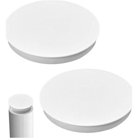 2 Pièces PVC DN150/160 pour Bouchon de Tuyau D'Égout, Bouchon de Conduite d'eau de 150-160 mm de Diamètre pour Tuyau d'Égout, Bouchon de Tuyau 150 mm, Bouchon d'entrée 150 mm,Embout, (Ø150, Ø (1/5)