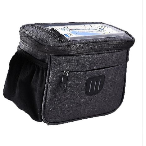 Fahrradtaschen mit großem Fassungsvermögen, Fahrradkorb für vorne, wasserdichte und robuste Rohrtasche für Rollerlenker