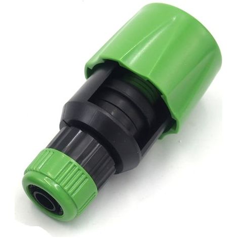 Connettore per rubinetto da giardino verde 115.5x5.5cm 1 pz irrigazione cucina giardino tubo connettore adattatore strumento di collegamento rapido (1/5)
