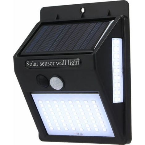 Applique Solaire 100Led, Etanche Ip65, Lampe A Detecteur D'Economie D'Energie (1/5)