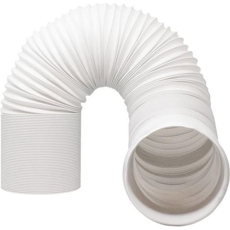 Apex – Tuyau d'évacuation pour climatiseur mobile – Diamètre 15 cm – Longueur extensible jusqu'à 203 cm – Filetage horaire (1/4)