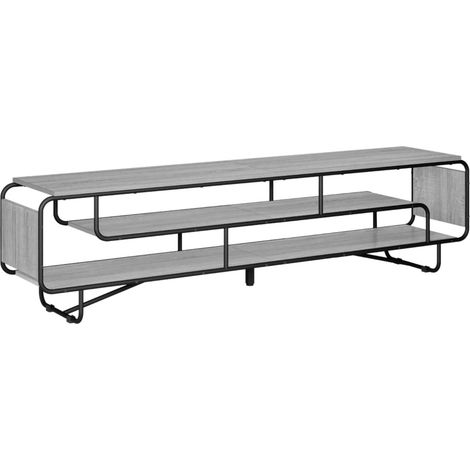 Meuble TV 180 x 36 x 45 cm Sonoma gris Bois d'ingénierie vidaXL