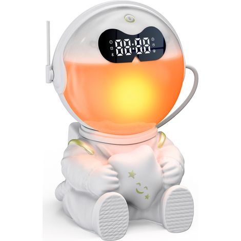 Sveglia digitale - Funzione di aiuto al sonno - Generatore di rumore bianco - Luce notturna/lampada da scrivania multifunzionale - Lampada sveglia con funzione snooze (1/5)