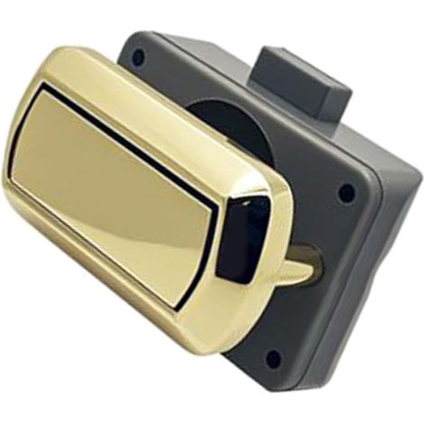 Bouton De Verrouillage Poussoir Amélioré Sécurité des Meubles en Plastique Et en Métal pour Portes Et Tiroirs De Remorque Serrure D'armoire Antivol