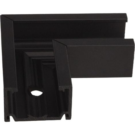Staffa angolare 90° nera per binari MICRO11 Maxlight (1/2)
