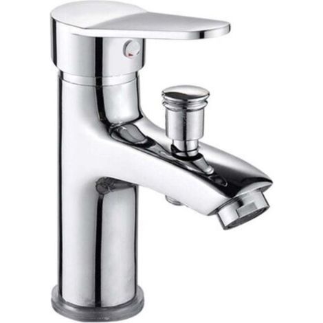 Mitigeur de douche,Mitigeur Bains/Douche, Monotrou Chromé,Mitigeur monocommande Bain (1/4)