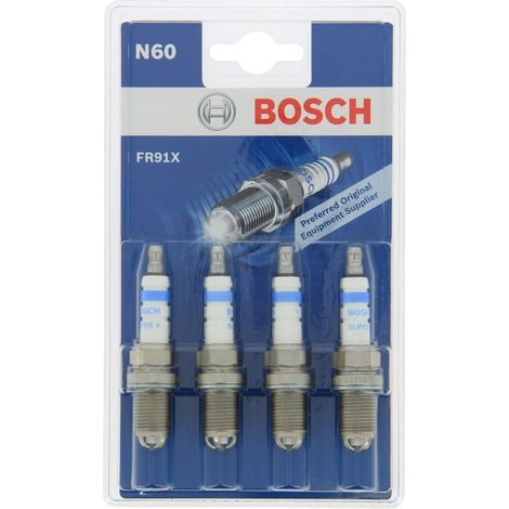 BOSCH 4 Bougies Allumage FR91X No60 (1/3)