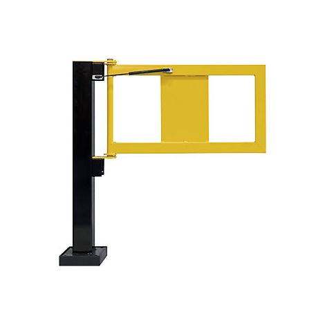 Puerta para barandilla BLACK BULL con muelle por presión de gas 