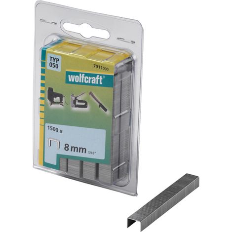 Wolfcraft - 1000 Klammern br,harter Stahl Typ50 10mm - 7012000 (1/2)