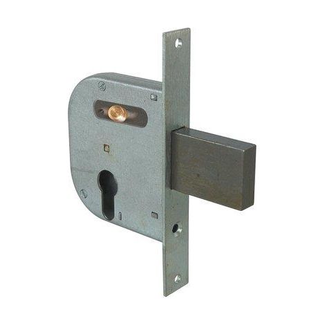 SERRATURA CANCELLO INFILARE 42032 CISA - B.Q ZINC F.MM 22 F.SAGOM M1+SCR+POM E.MM 50- 2 pezzi
