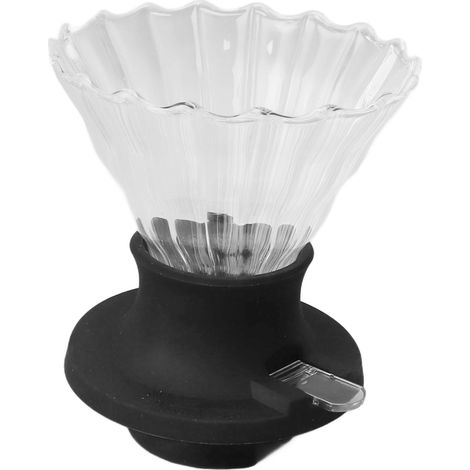 Kaffeefilter aus Borosilikatglas für die manuelle Zubereitung, Hochtemperatur-Filtrationskegel (1/5)
